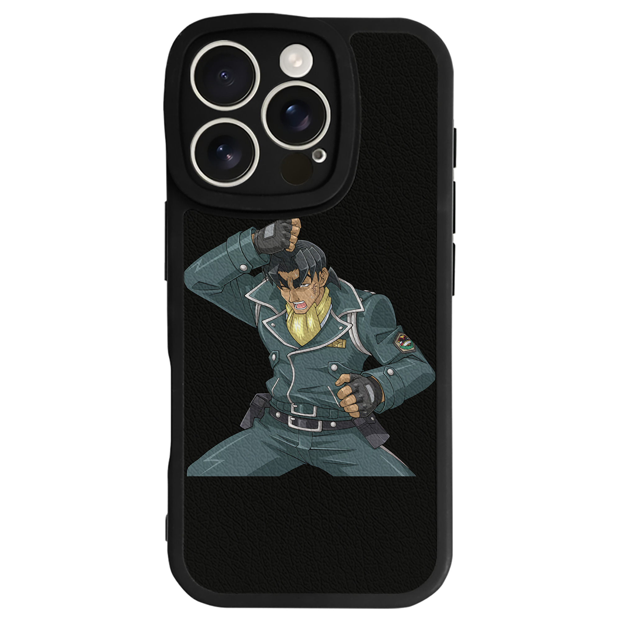 （画像用） 遊☆戯☆王 Yu-Gi-Oh! 【iPhone 16シリーズ対応】シリコンスマホケース（レザー調） 材質：シリコン